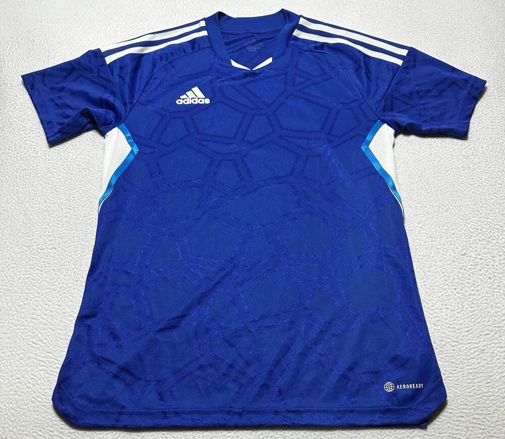 Adidas Men's Condivo 22 Match Day Soccer Jersey Shirt Size Small *SNAG ON BACK